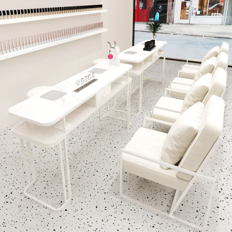 

Women Makeup Manicure Table Professional Nail Office Simple Manicure Table Beauty Aesthetic Nagel Tafel Furniture Salons