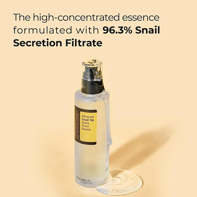 Original Snail Mucin 92% Moisturizer Daily Repair Face Gel Cream Dry Sensitive Skin Hydrating Serum Face Snail Secretion Korea