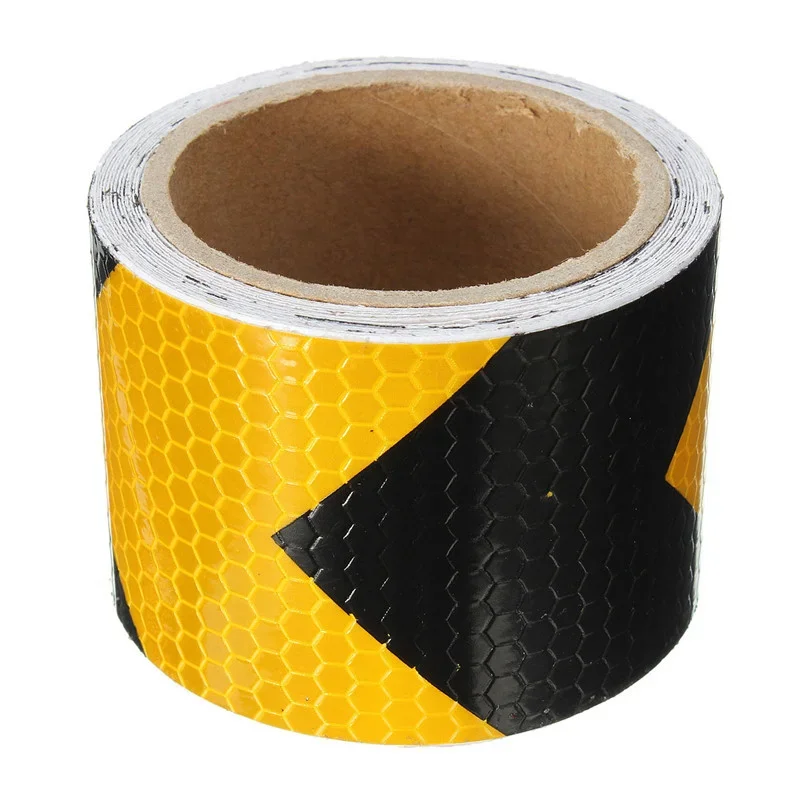 3m*5cm Car Arrow Lattice Reflective Tape Decoration Strips Safety Mark Warning Reflectante Stickers For Car Exterior Accessories