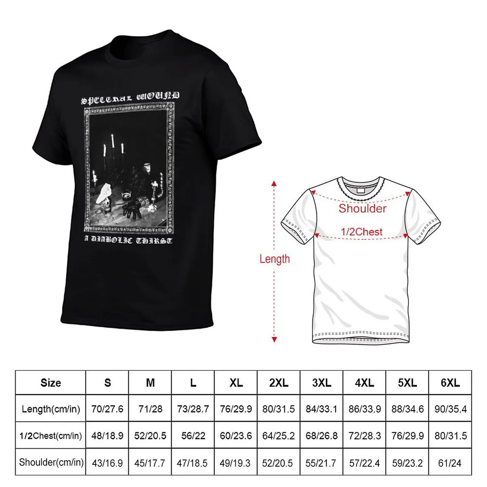 Spectral Wound A Diabolic Thirst T-Shirt custom t-shirts shirts graphic plus size men clothing