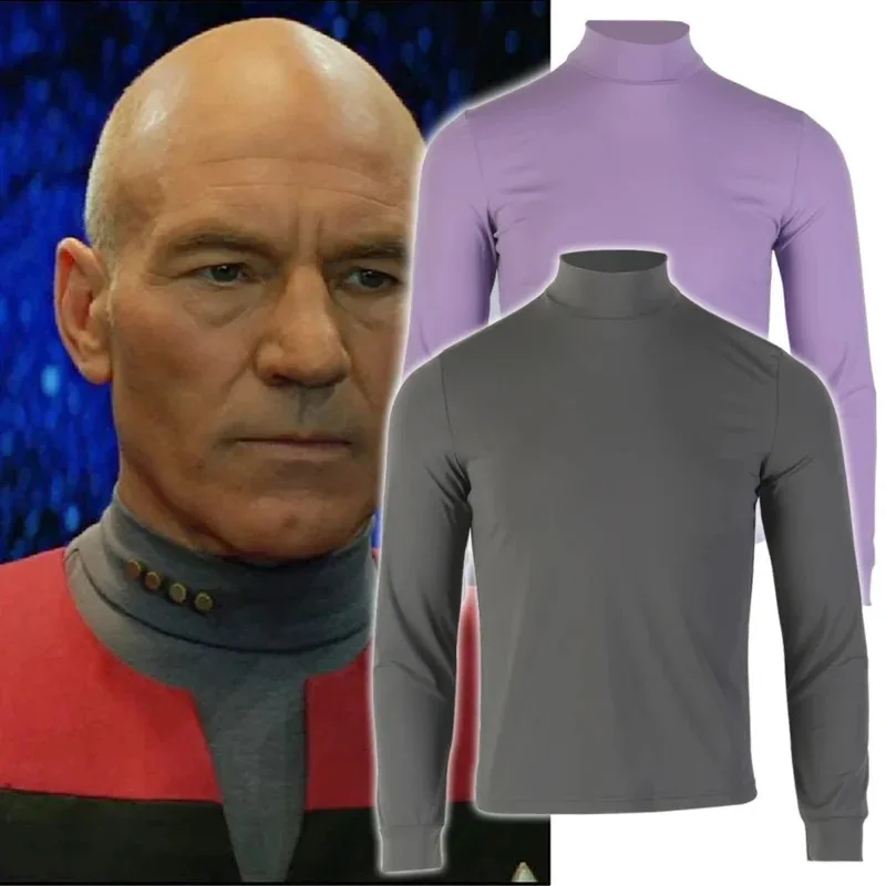 Star First Contact rek Серая майка Deep Space Nine Picard Sisko Униформа ST Косплей Костюм Опора