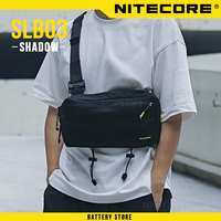 NITECORE SLB03 Messenger Bag Men Bag Shoulder Bag Sling Bag EDC Waist Bag Crossbody Bags bumbag Woman Packet Waterproof Bags