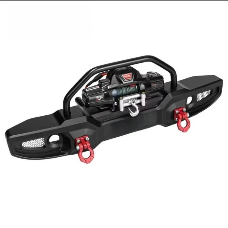 RC Metal Front Bumper CNC One-Piece for RLAARLO JK07 MK07 CK5811 RC Crawler - Heavy Duty Direct Fit RC Car upgrade accessories
