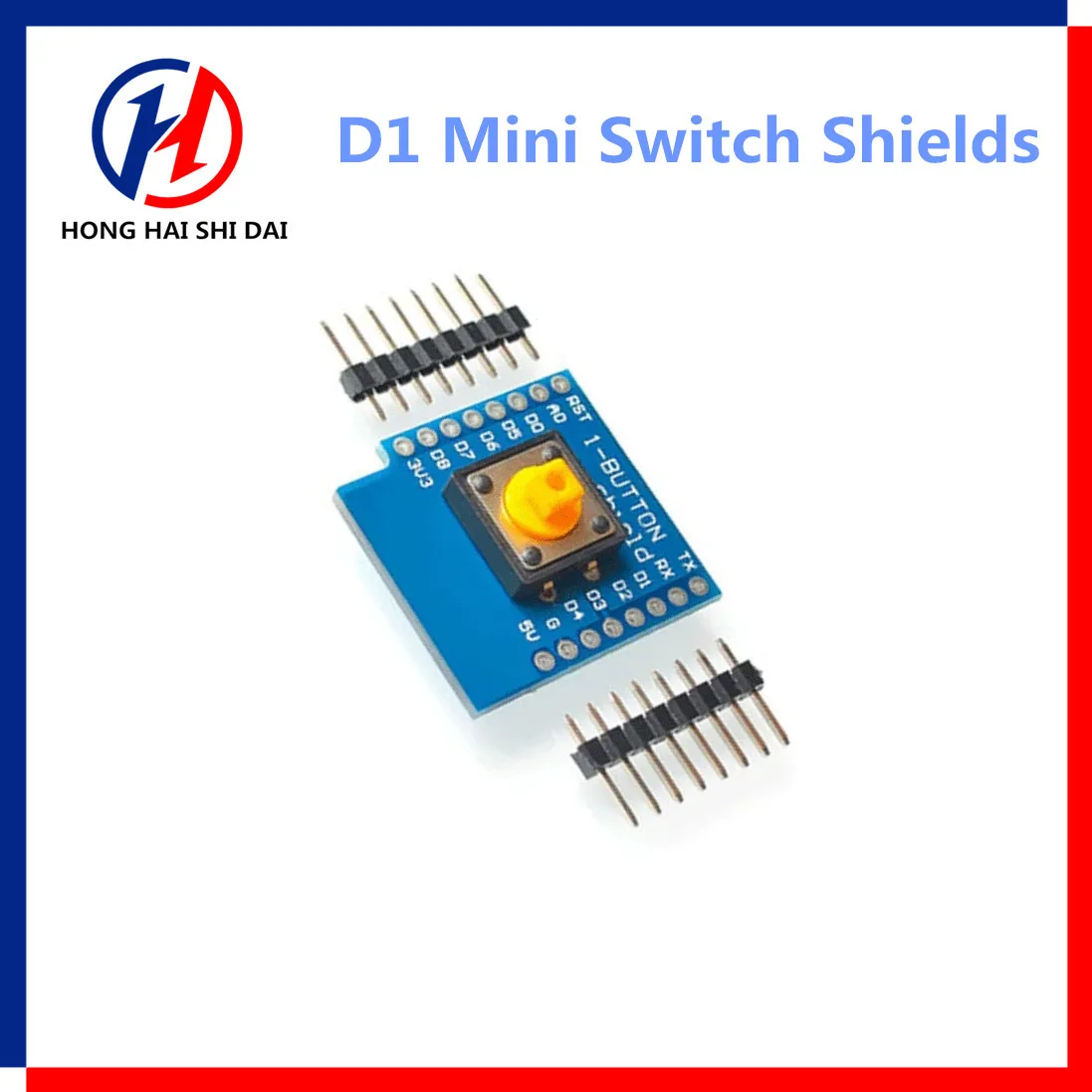 Щит с одной кнопкой для WeMos D1 Mini Button Wemos D1 миниатюрный кнопочный переключатель модуль со стандартными контактами