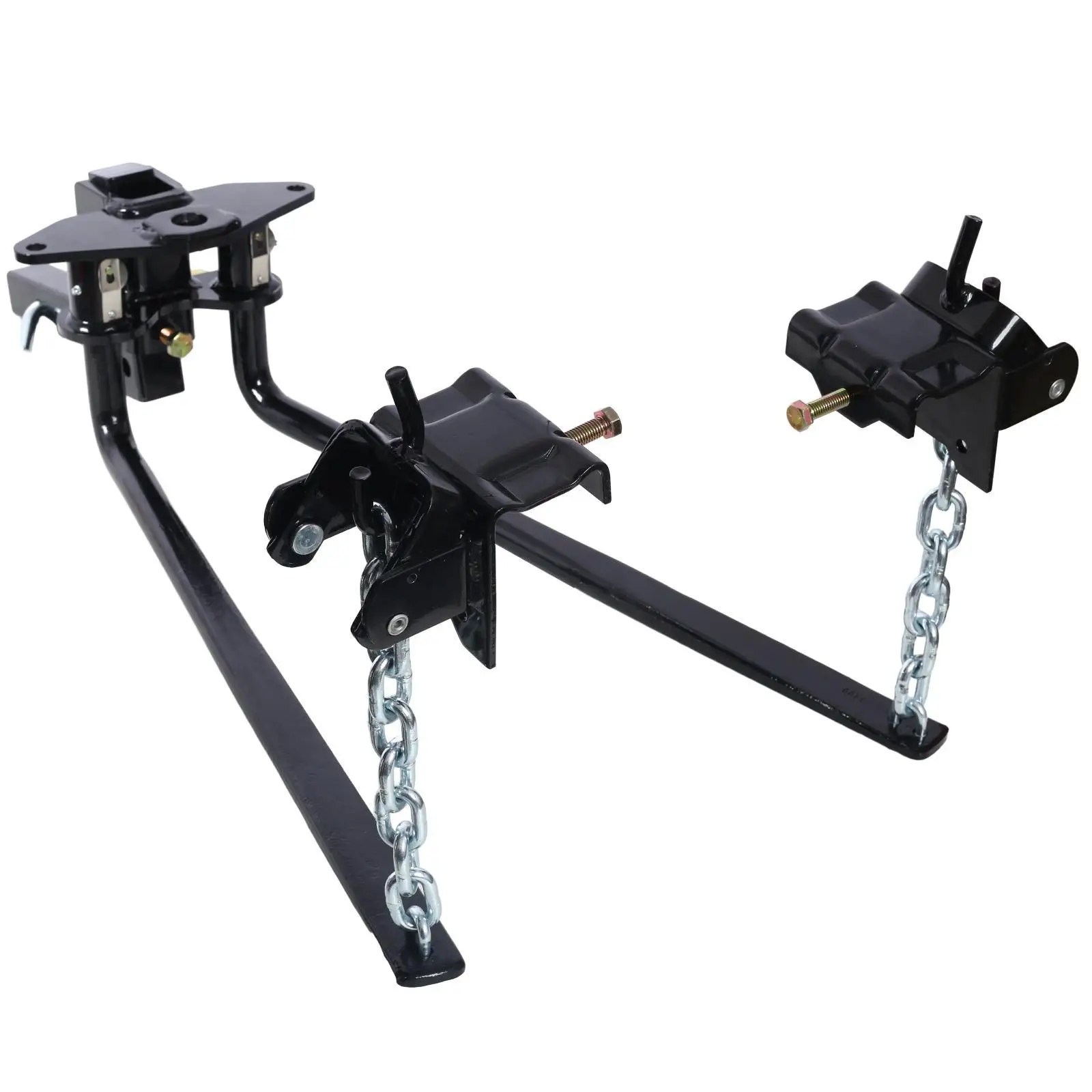 

Adjustable Weight Distribution Hitch Universal Heavy Duty Trailer Stabilizer System with Pre Installed Parts for Camper Towing