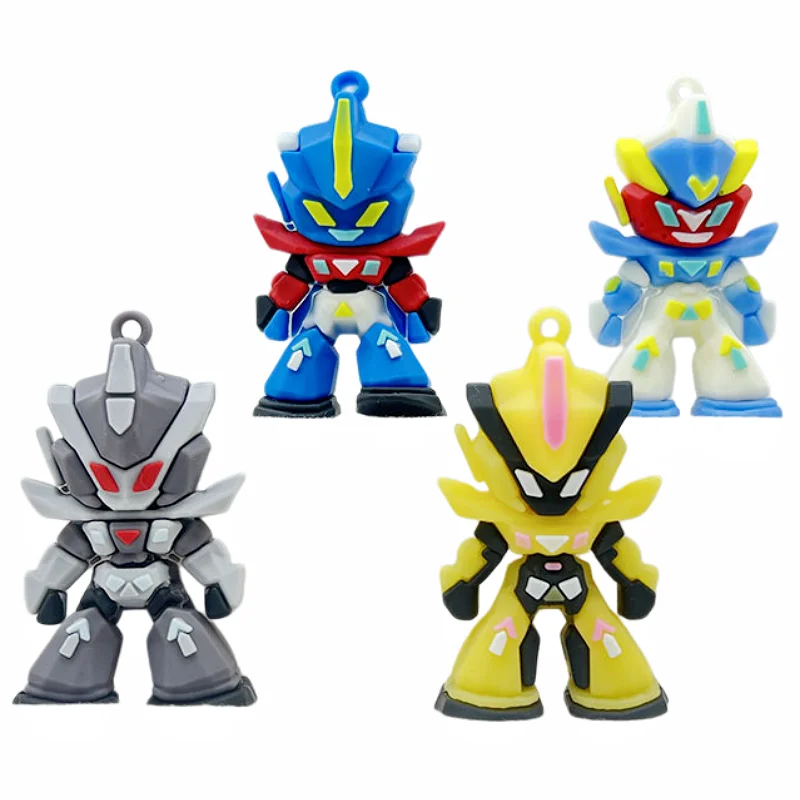 Gundam Silicone Keychain, Mini Mobile Suit Anime Figure Keyring, Durable Soft Rubber Keychain, Suitable for Cars, Backpacks, Bags, Is a Collectible Gift for Gundam Fans, Children, Boys, Men, Teenagers, and Adults view 2