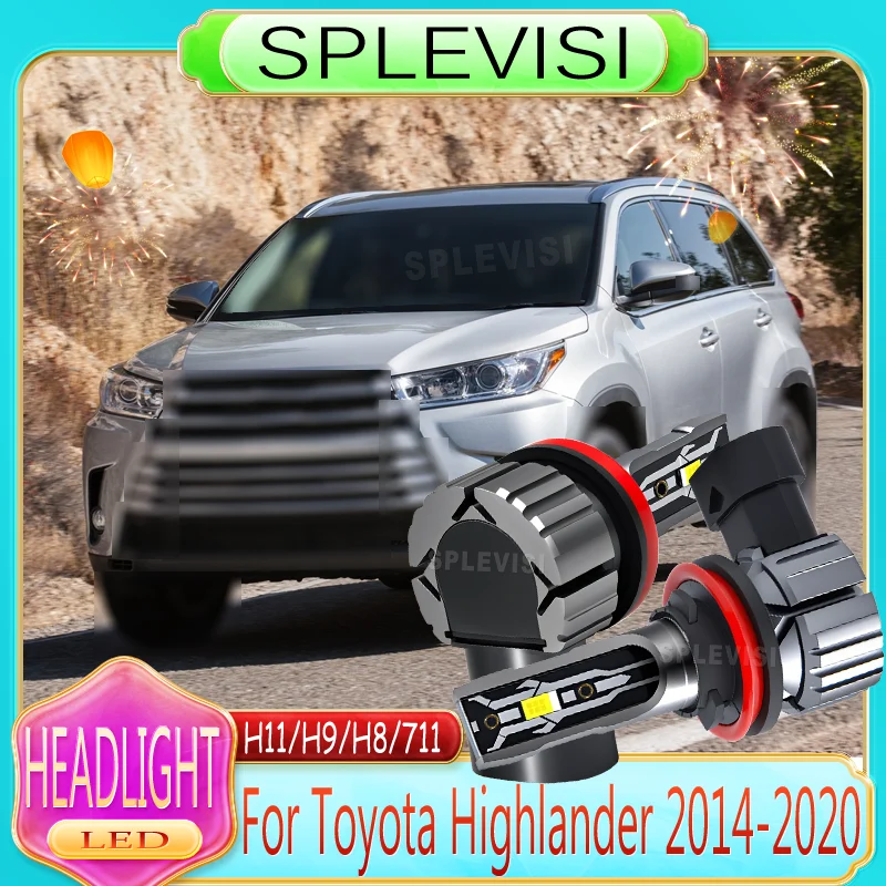 

Tool-Less Fit Smooth Driving plug and play Headlight Low Beam Bulbs For Toyota Highlander 2014 2015 2016 2017 2018 2019 2020