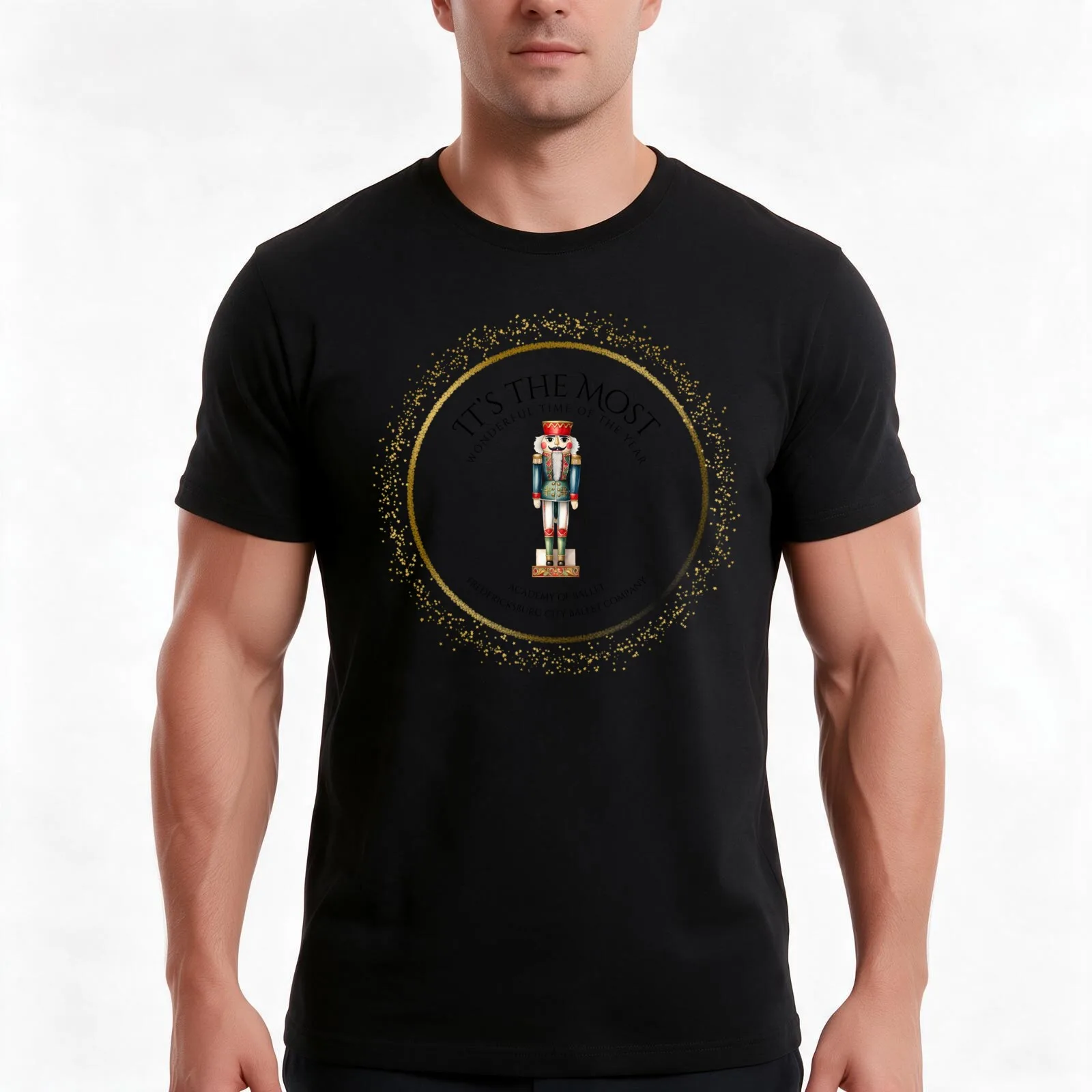 The Most Wonderful Time Nutcracker T-Shirt Summer Casual Cotton Tee Oversized Streetwear Tops Vintage Graphic Print