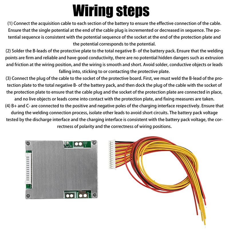 BMS 10S 36V 30A Stessa porta Scheda di protezione della batteria al litio con porta divisa con equalizzazione 18650 Scheda di protezione bilanciata della batteria