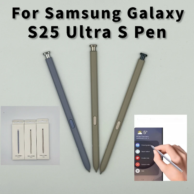 قلم جديد لهاتف سامسونج جالاكسي S25Ultra S25 Ultra SM-S938B SM- S938U/W قلم كتابة بديل يعمل باللمس ونصائح مجانية