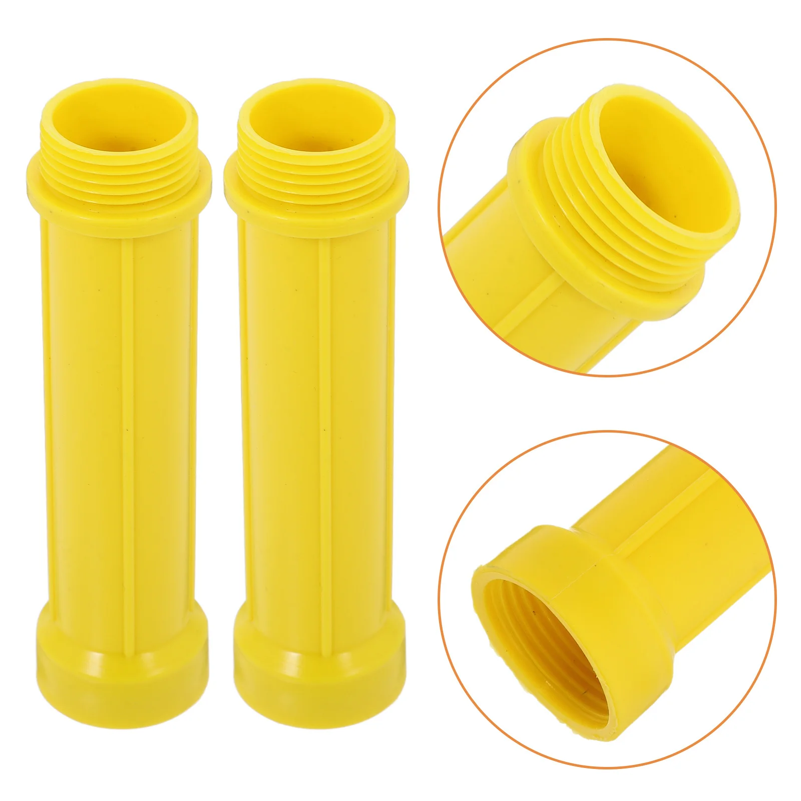 

4pcs Caulk Tip Extension Tube Reusable Caulking Nozzle Extender For Precision Application Soft Material Versatile Caulking Tool
