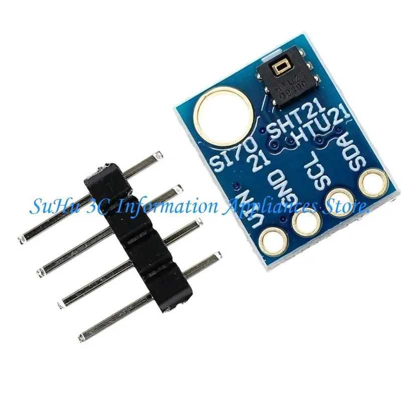  GY-21 3.3V Temperature and Humidity Measurement Module with Digital I2C Bus for Microcontroller Monitoring Projects