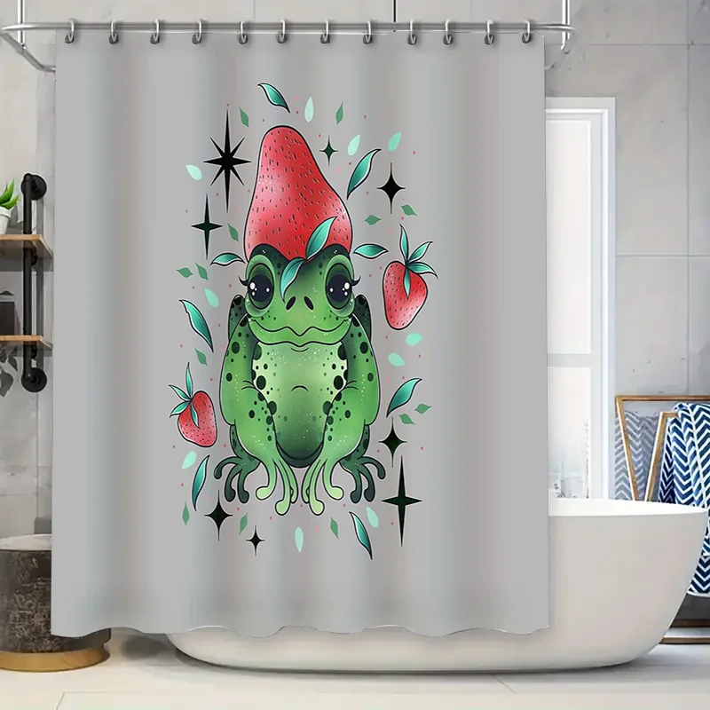 

Frog Shower CurtainCute Froggy DecorBathroom SetWhimsical Froggy Shower CurtainAesthetic Frog DecorKawaii Froggy ArtFrog Lover G