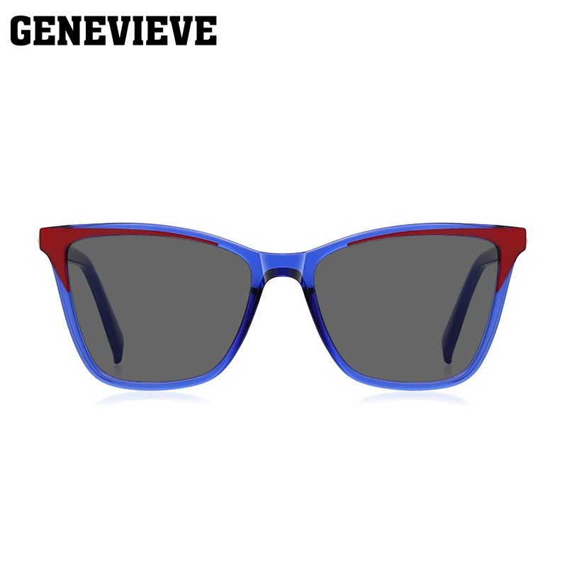 نظارات شمسية مستقطبة على شكل فراشة هندسية ، نظارات حماية من الاشعة البنفسجية ، إطارات مخصصة ، درجة قصر النظر ، PFD2116 ، الموضة #4