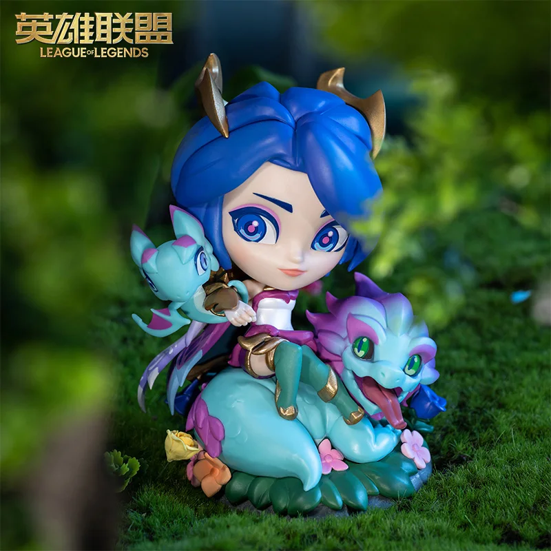 Genuin League Of Legends Lol Dragon Venerable Canglong Ai Xi Hand Anniversary Limited Decoration Game Peripheral Collection Toys