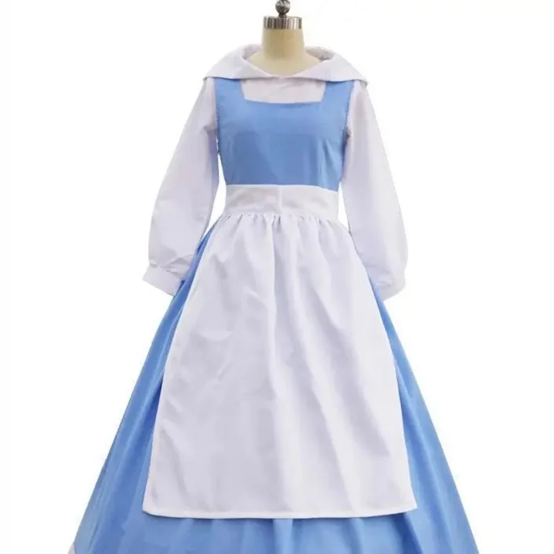 Sky02 Beauty and Beast Game Server Belle فستان الأميرة موضوع حفلة حسناء فستان خادمة cospla Y أداء زي 88Li #