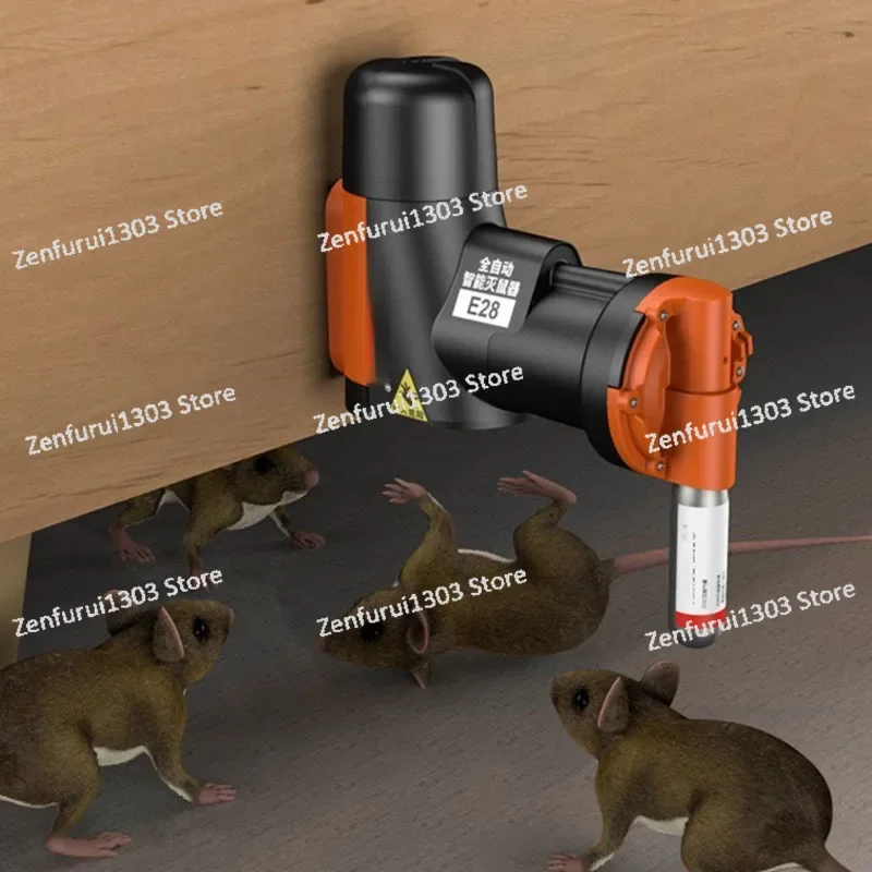 Automatic Humane Non-Toxic Rat and Mouse Trap Kit Rat Mouse Multi-catch Trap Machine Without CO2 Cylinders Non-Poisonous Killing