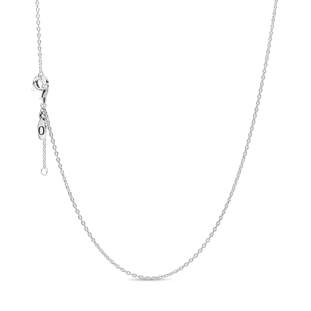 925 sterling silver new women jewelry rose gold necklace can be designed with original charm pendant necklace DlY  jewelry gift