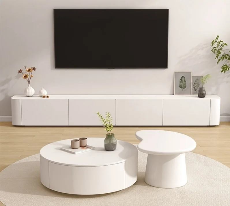 Best-Seller Modern Coffee Table Rounded Edges Wooden Coffee Tables Coffee Table for Living Room