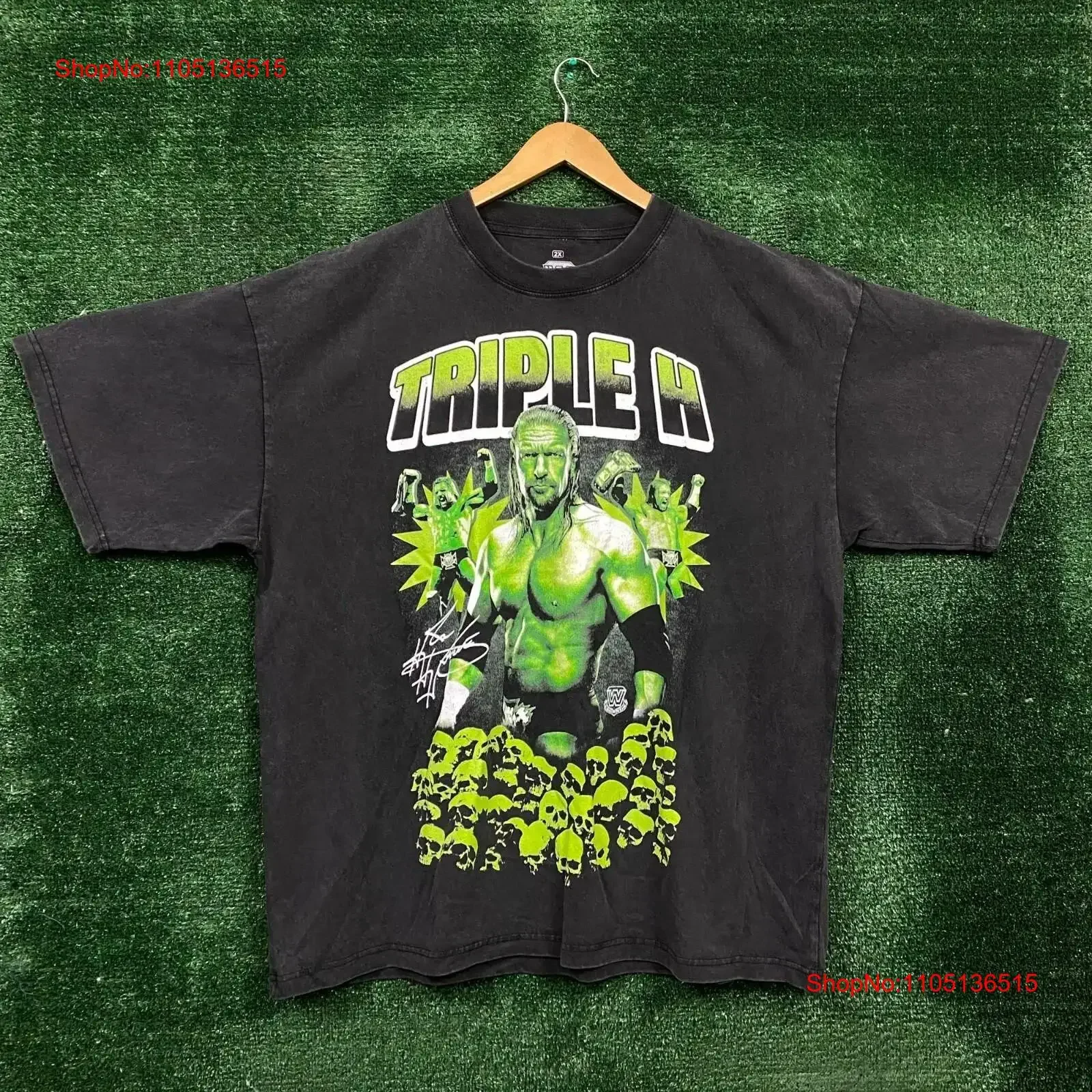 

Tipple H T shirt size 2XL vintage Washed Slightly Casual Stretched Stylish streetwear fashion graphic Soft Versatile