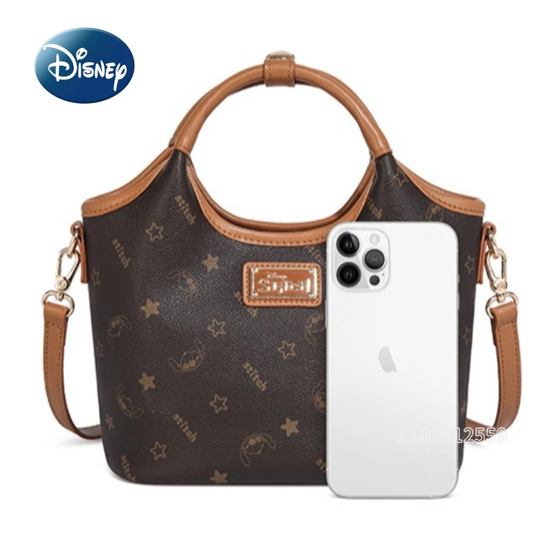 Torebka damska Disney Stitch, luksusowa marka, modna, z motywem kreskówkowym, wysokiej jakości, drukowana, mini, codzienna torebka damska na ramię.