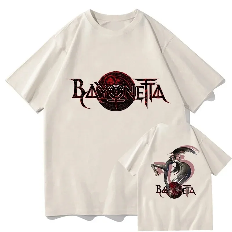 Bayonetta T-shirt Short Sleeve Spring Cotton Tee-shirt Casual Men/Women Summer Tshirts Camiseta Hombre Comfortable Streetwear