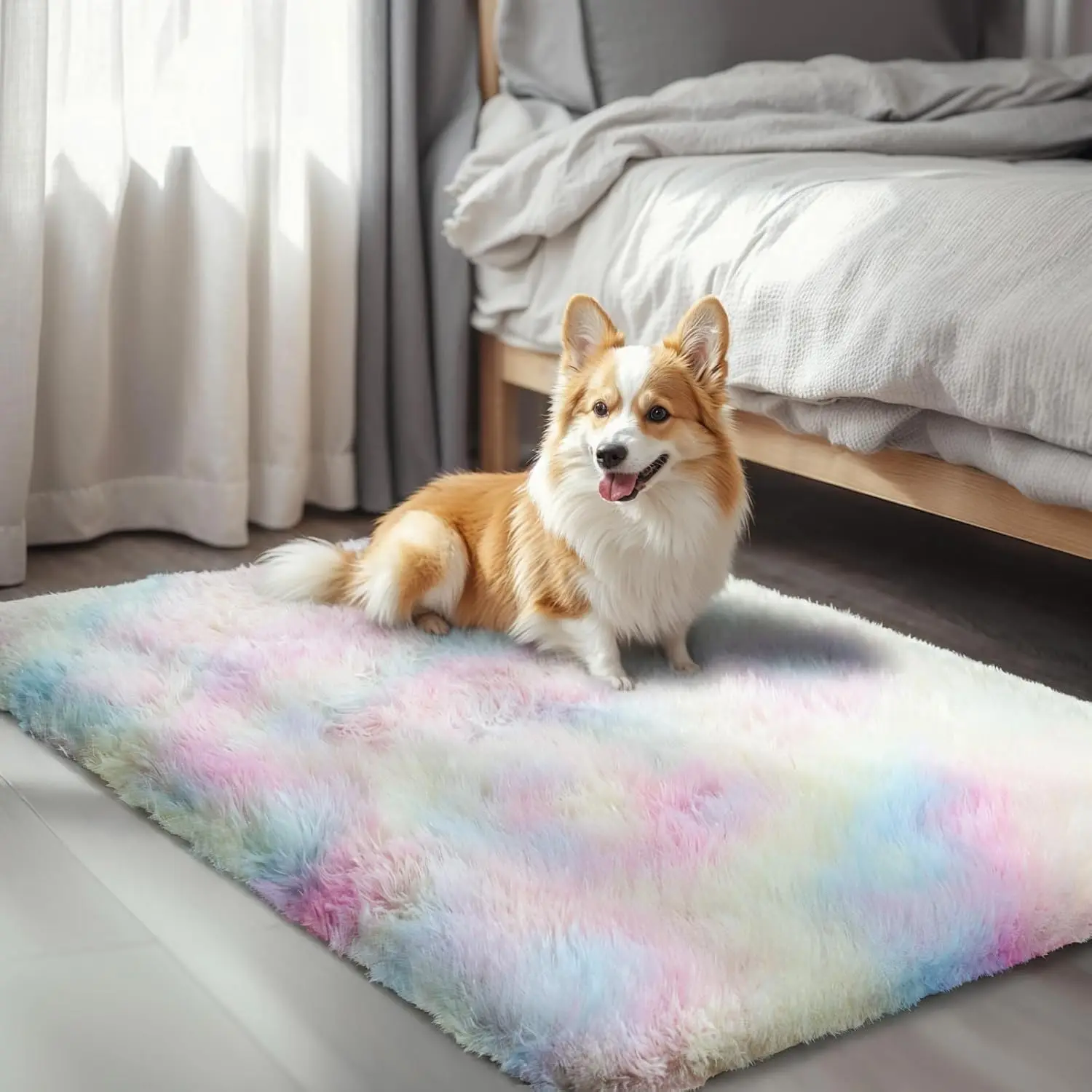 مفارش VIKAMA البسيطة للحيوانات الأليفة سهلة الحفاظ عليها ولا تساقط بسهولة. سجاد نوم للحيوانات الأليفة، سجادات طعام الكلاب، مستلزمات الحيوانات الأليفة #3