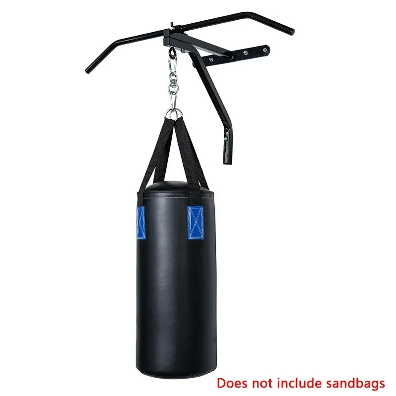 Wall-mounted bracket indoor horizontal bar boxing equipment, wall-mounted punching bag rack fitness coach fitness equipment