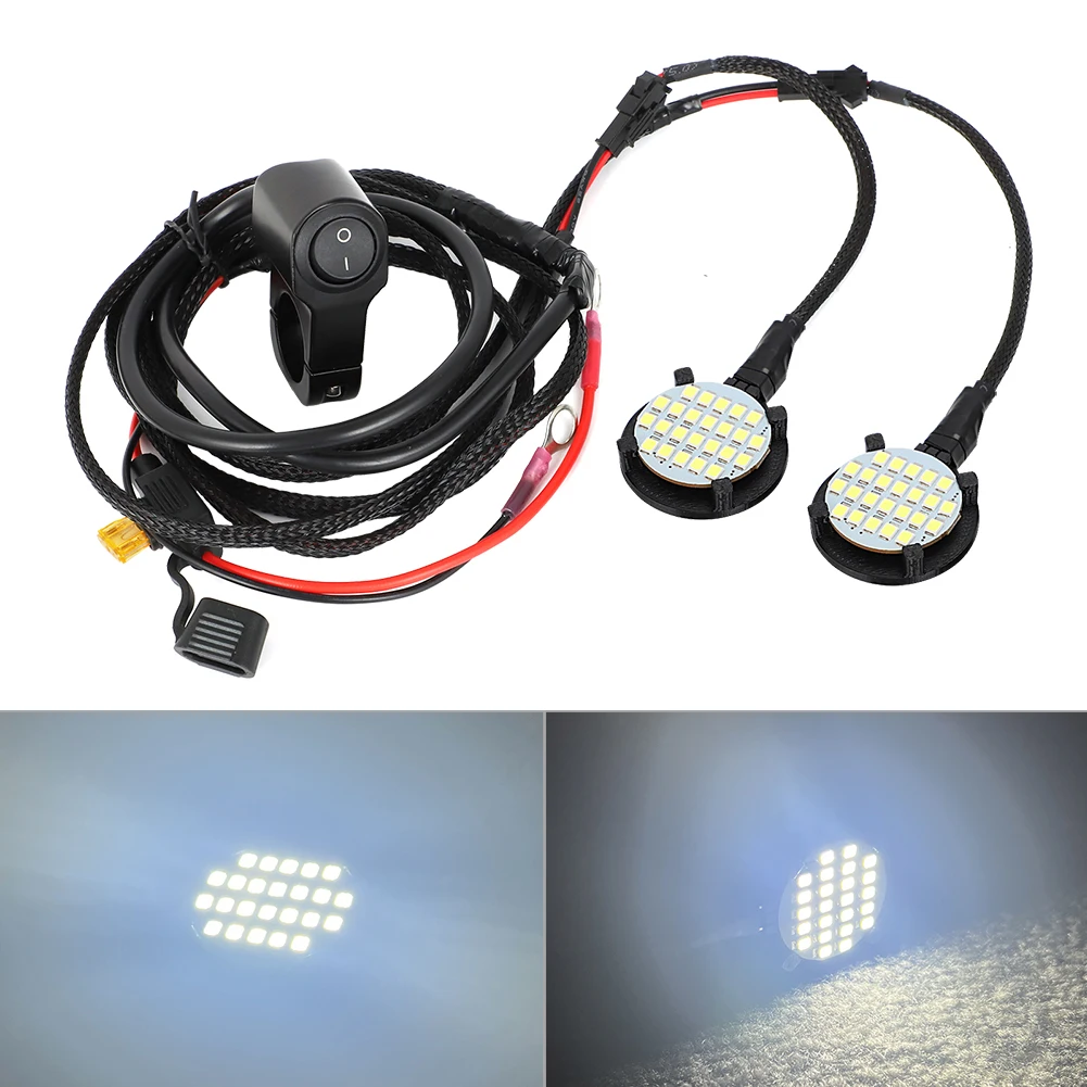 atv-ヘッドランプ-ヘッドライト-ランプ-スイッチハーネス付き-led-ヘッドライトキット-ヤマハ-グリズリー-90-モデル-2019-2024