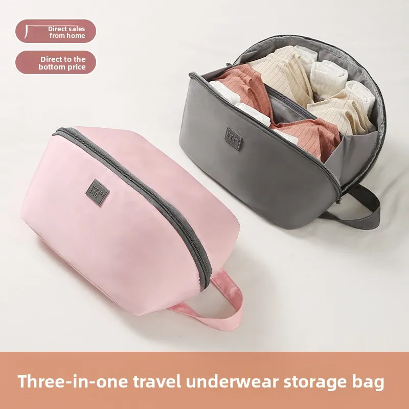 

Multifunctional Underwear Storage Bag Travel Clothes Bra Socks Divider Organizer Pouch Women Portable Cosmetic Stuff Washing Bag