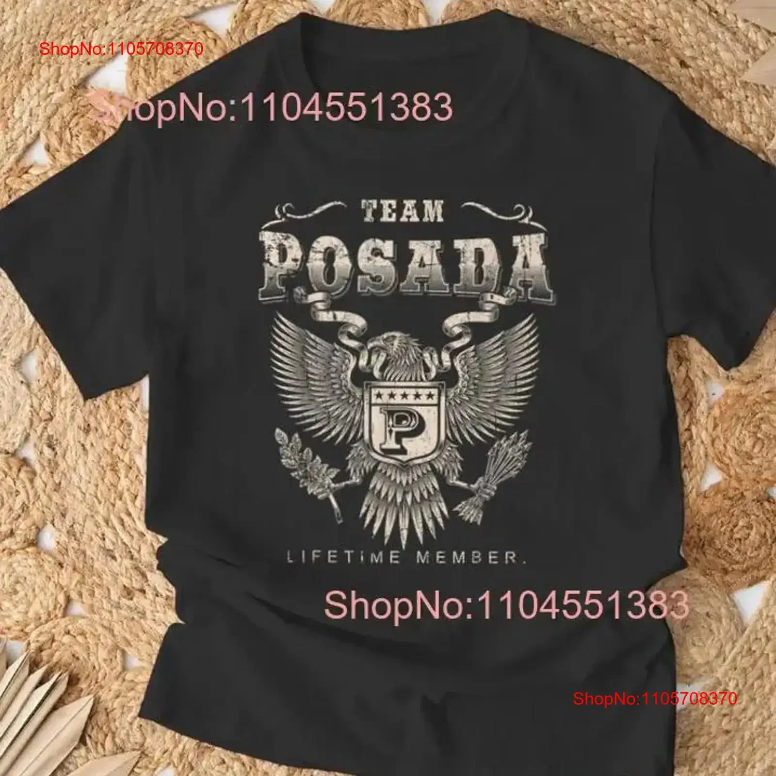 Team POSADA Family Name Lifetime Member T Shirt Size S 5XL vintage Washed Casual designer clothes Slightly Unisex Soft