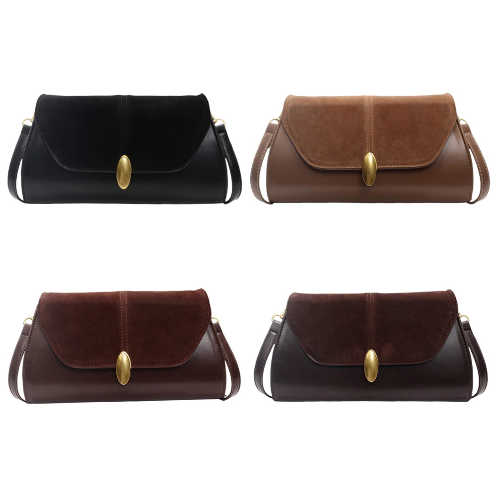 

Модная сумка через плечо из искусственной кожи, стильная сумка-кроссбоди с регулируемым ремнем, винтажная маленькая сумка-тоут, трендовая сумка для поездок на работу, сумка-хобо в стиле slouchy.