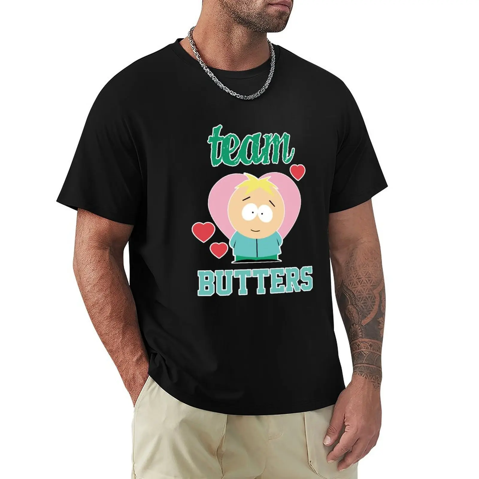 SOUTH PARK TEAM BUTTERS UNISEX T-Shirt men t shirt cotton 100% T-Shirt