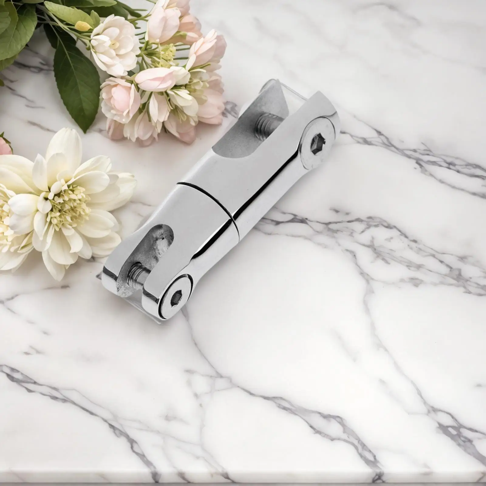 

Boat Fasten Swivel Two Section Replacement Part Stainless Steel Multi-Directional Roller For Saltwater Freshwater Sailing Yacht