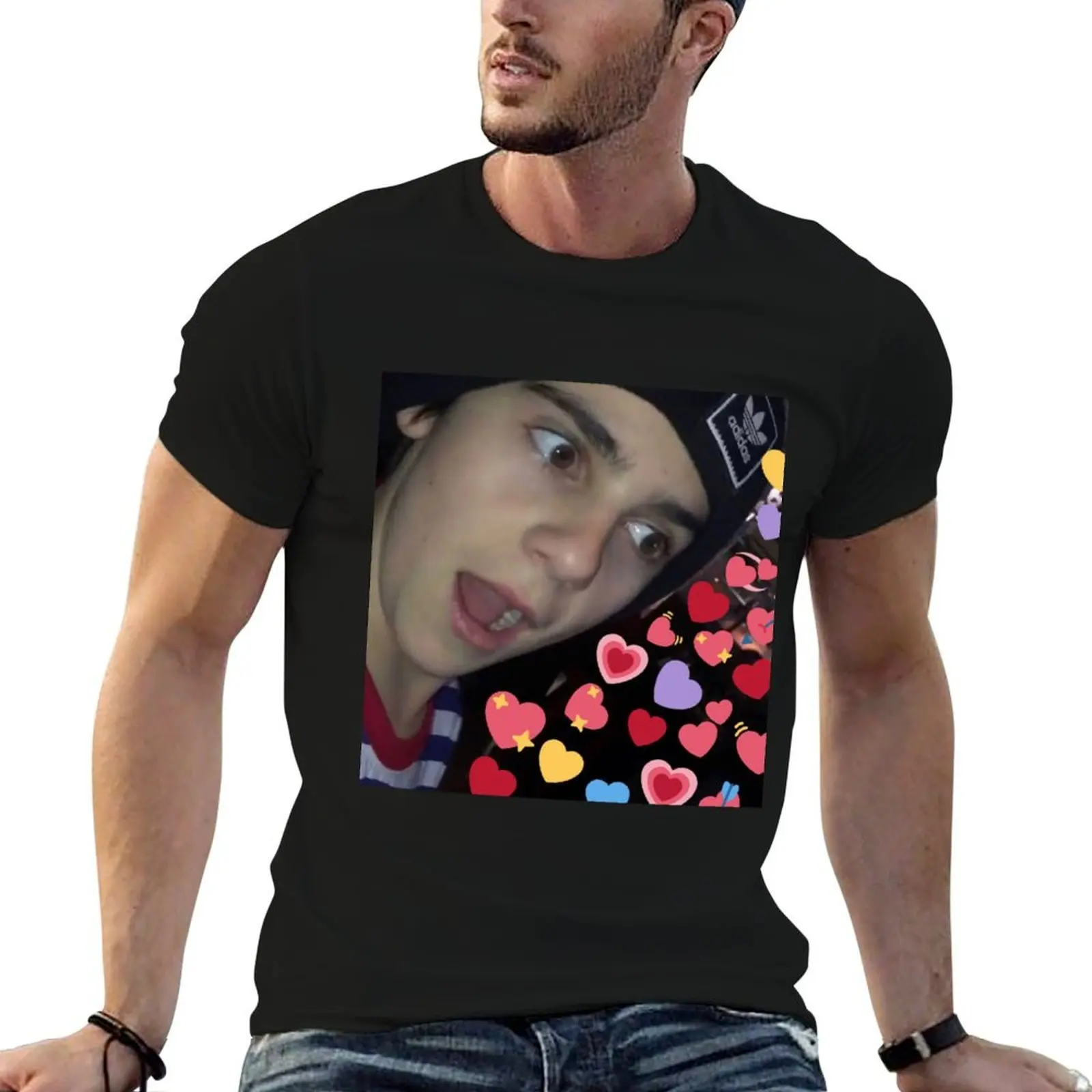 jack dylan grazer heart T-Shirt man t shirts for men casual man t shirt cotton high quality t shirt man plain T-shirt