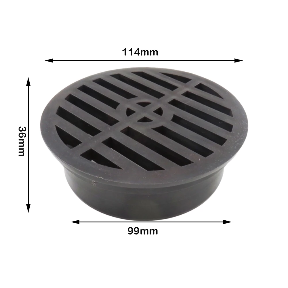 PVC Lawn Drain Cover Grate 4 Inch for Garden Drainage Outlet Offering Protection and Efficient Drainage Performance