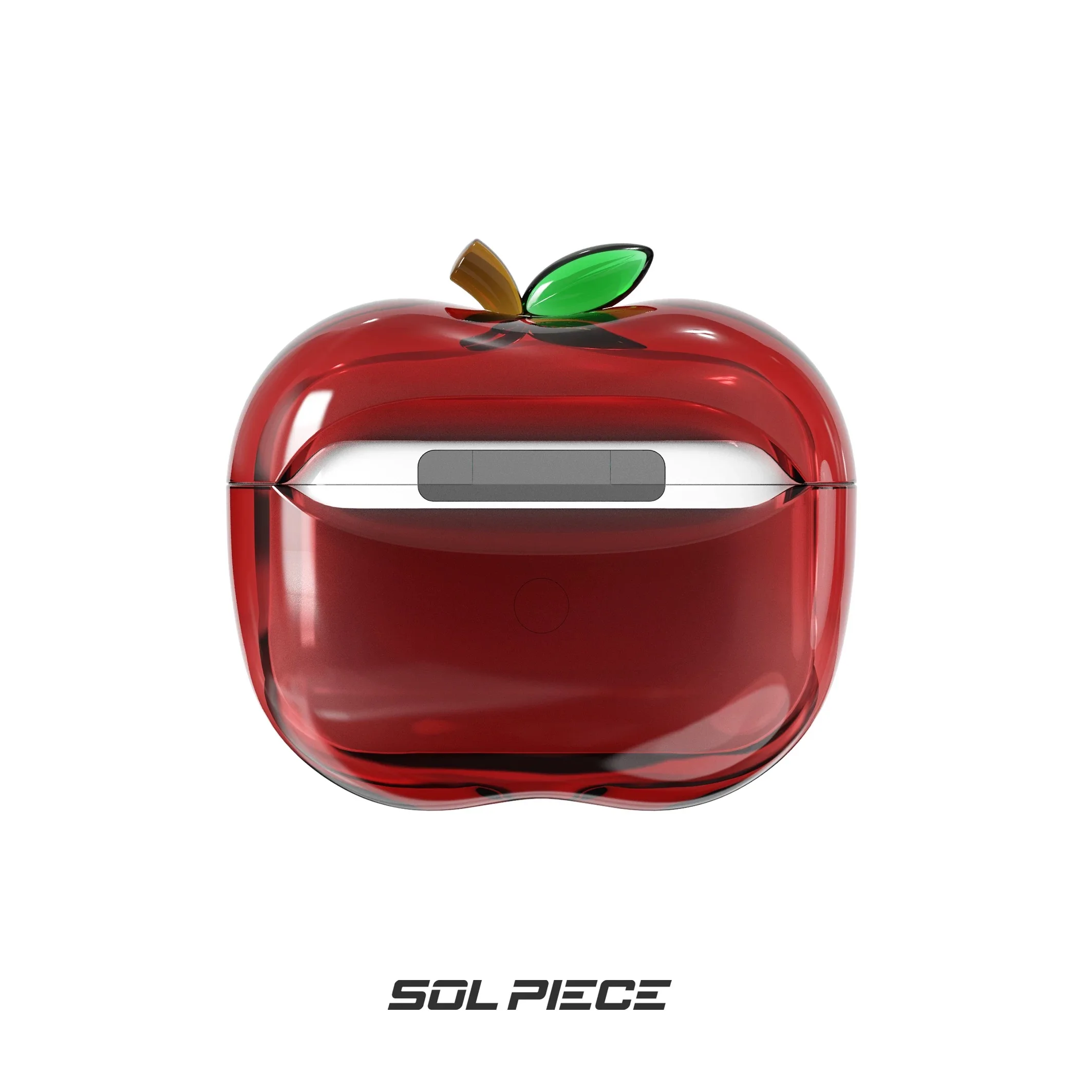 Suitable for airpods protective cover, Apple's original liquid silicone headphone case, all-inclusive anti-fall