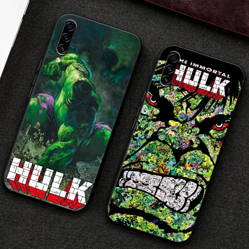 Marvel Hulk The Green Giant Phone Case For Samsung Galaxy A30 A30S A50 S A20E A20 A40 A70 A10 E Note 8 9 10 20 Ultra Back Covers