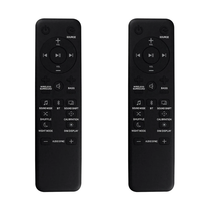 

2X Replace Remote Control For JBL BAR/2.1/3.1/5.1 BAR 2.1 Sound Bar, BAR 3.1 Sound Bar, BAR 5.1 Sound Bar