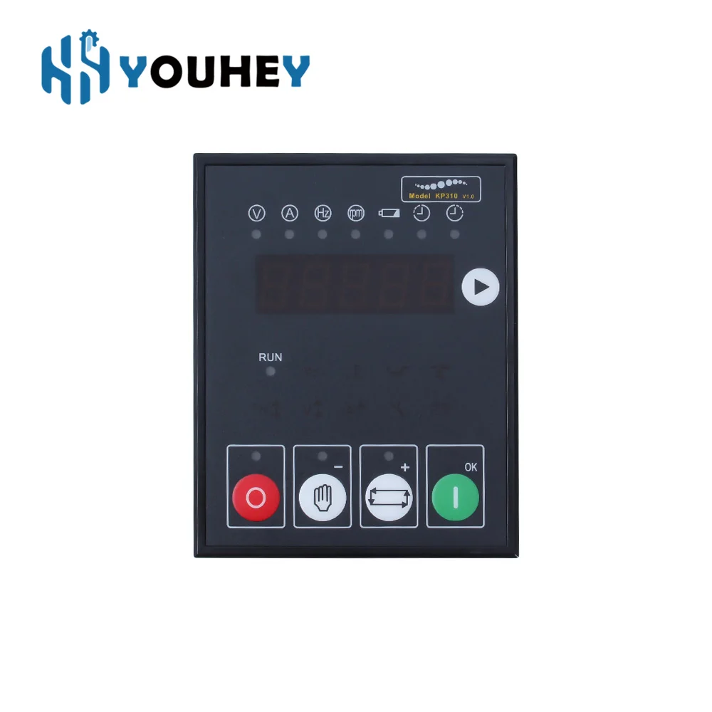 KP310 V1.0 8-16VDC Kipor Diesel Generator Controller Module Remote Start Stop Genset LED Digit Display Control Panel KP310V1.0