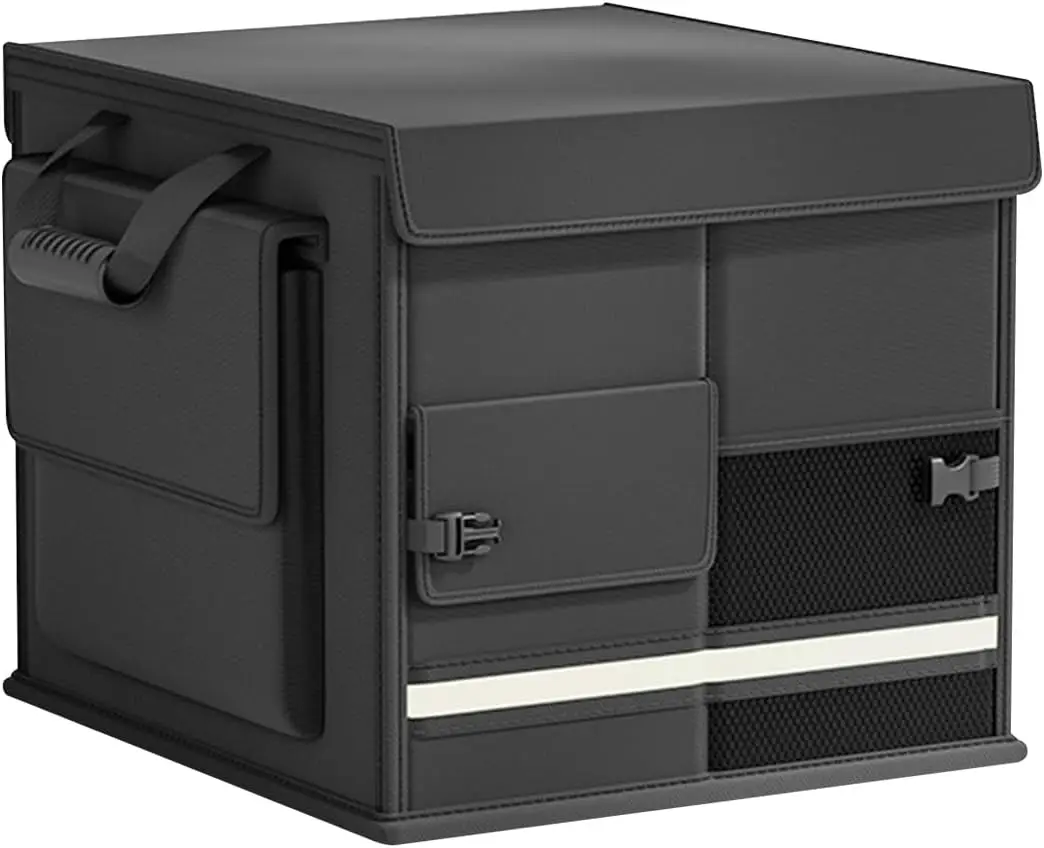 

Car Trunk Storage Organizer Oxford Cloth Car Interior Accessories Folding Multi-Compartment Suitable For Suv/Truck/Automotive