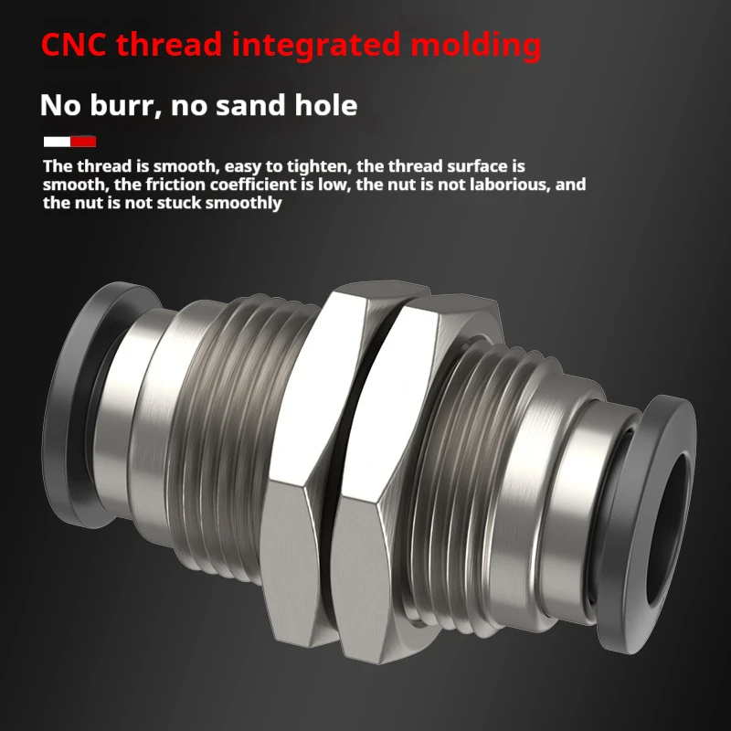 عالية الجودة الأسود تركيب هوائي مفاصل توصيل الانابيب أنبوب الهواء تركيبات سريعة 4/6/8/10/12 مللي متر PM #6