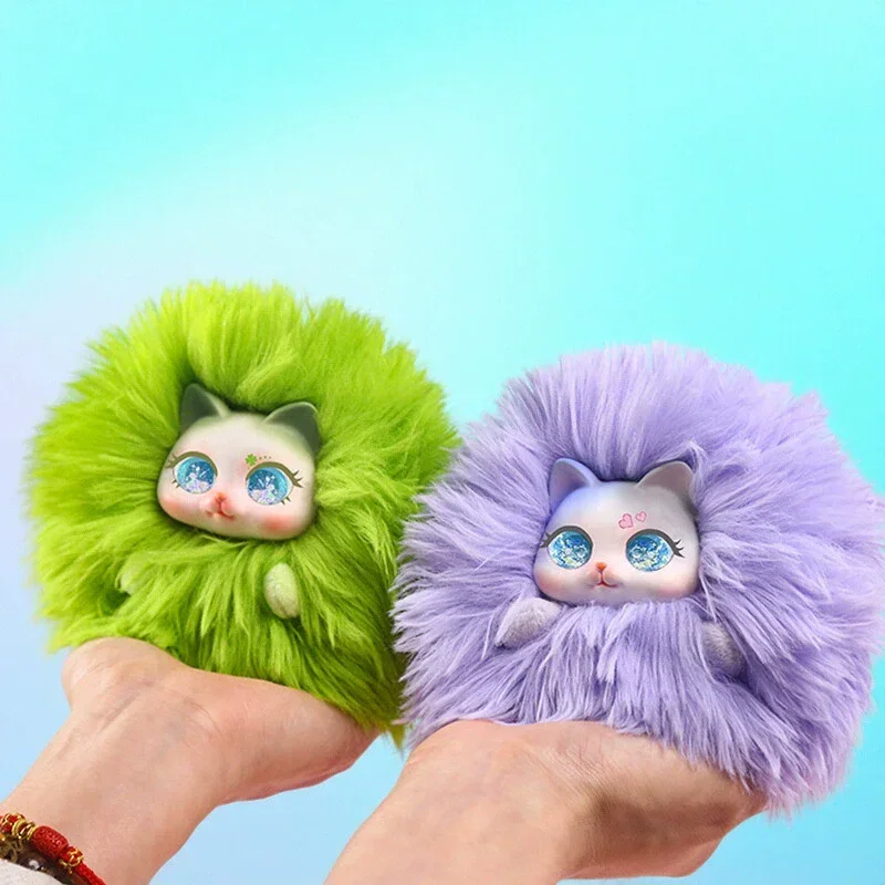 

Новинка 2025, кошачья слепая коробка, плюшевая милая кукла-кошка, рюкзак, подвеска, украшение для рабочего стола, игрушка, декомпрессия, загадочная подарочная коробка