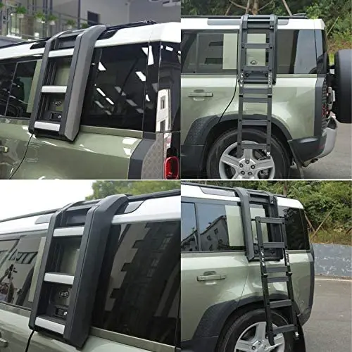 Spedking New Arrival Telescopic Side ladder For Land Rover Defender 2020 Off Road Accessories