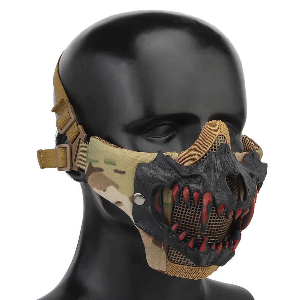 KOLINLOV máscara airsoft protección facial acero - imagen 2