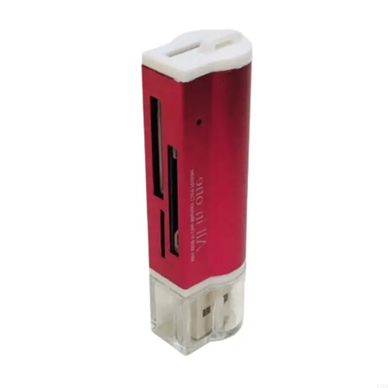 All in1 USB Card Reader Fast Speed Adapter Supports SDTF MS M2s Format Y3ND