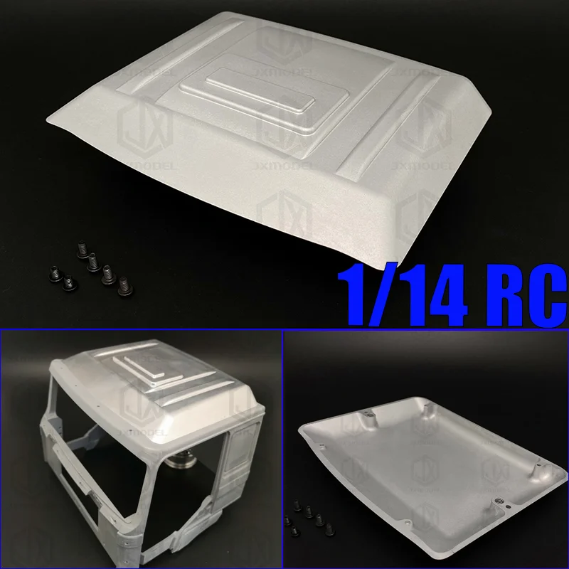 JXmodel Model CNC Aluminum Alloy Low Top for Tamiya 1/14 RC Truck for MAN F2000 Car