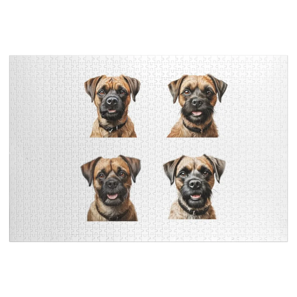 

Border Terrier Dogs Jigsaw Puzzle Wooden Adults Custom With Photo Novel Toys For Children 2022 Personalized Gift Married Puzzle