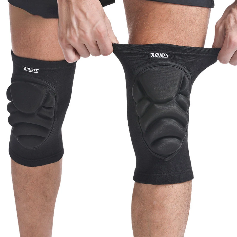 1 Pair Knee Pads, Anti-Slip Collision Avoidance Kneepads with Thick EVA Foam, for Volleyball, Football Dance Knee Sleeve