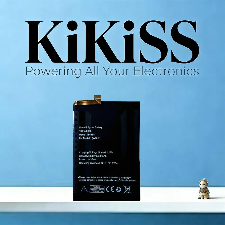 

Премиум-замена аккумулятора для мобильного телефона Logicom Lunar Pro WS661 486488, 5000 мАч